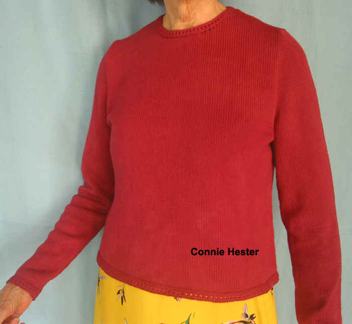 Basic Pullover Pattern by Connie Hester