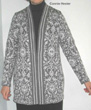 Damask Knit Coat by Connie Hester