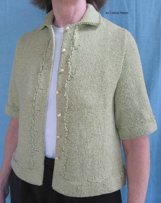 Knit Hemmed Jacket 2 by Connie Hester