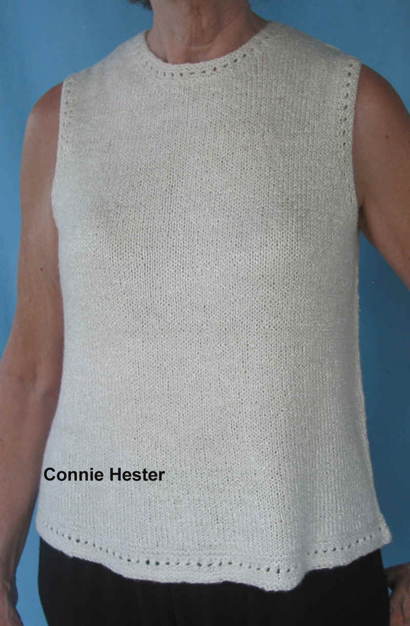 Knit Tank Top by Connie Hester