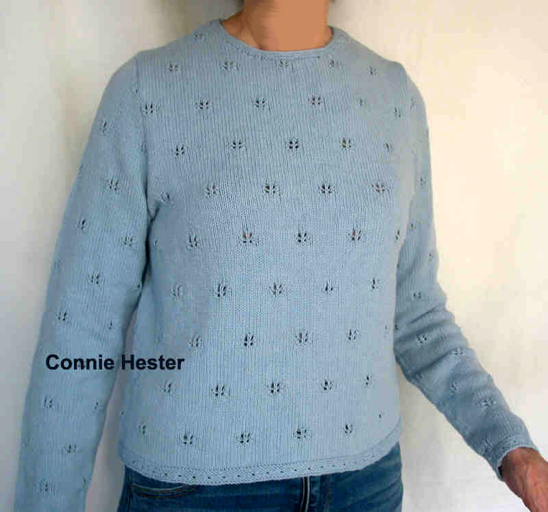 Knit TShirt Long Sleeves by Connie Hester
