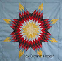 Piecing a Lone Star Quilt - Quilting Board