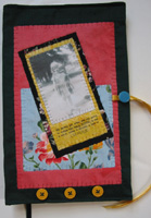Cloth Book Covers - Fabric Art Cloth Book Covers by Connie Hester with Lack of Courage