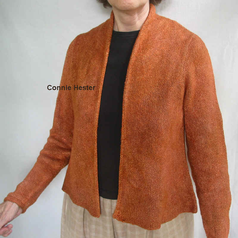 Simple Basic Cardigan 3 by Connie Hester