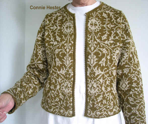 Stranded Colorwork Jacket, Version B by Connie Hester