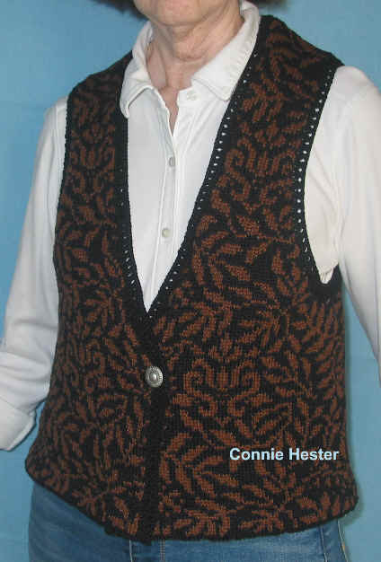 Stranded Knit Vest 2 by Connie Hester