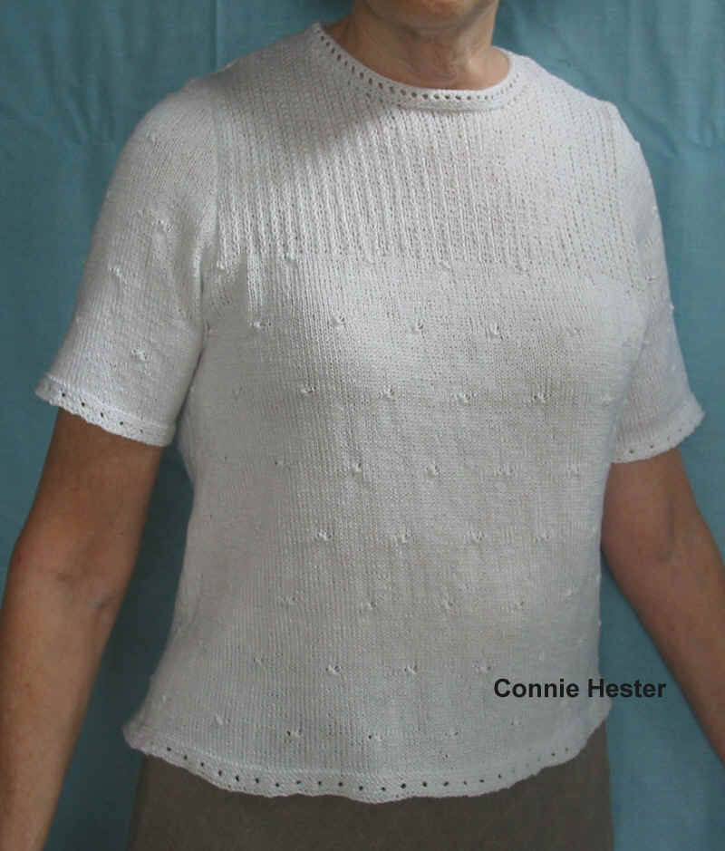 Tee Top - Tucked Yoke Pattern by Connie Hester